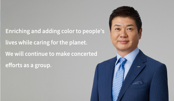 Enriching and adding color to people's lives while caring for the planet. We will continue to make concerted efforts as a group.