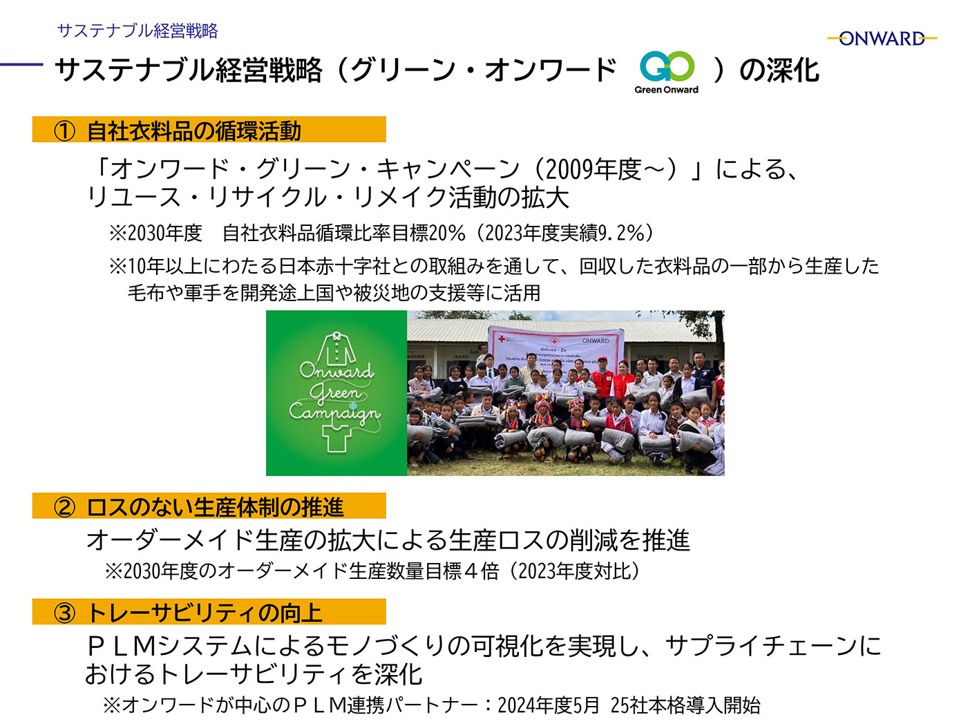 サステナブル経営戦略の深化