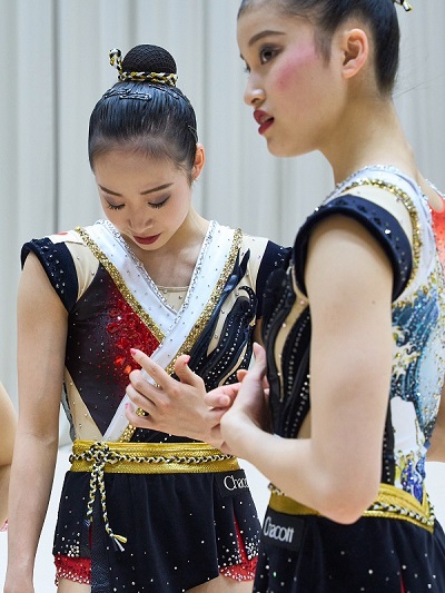 葛飾北斎の美しさと力強さを表現した衣装で世界大会へ挑む 2024年新