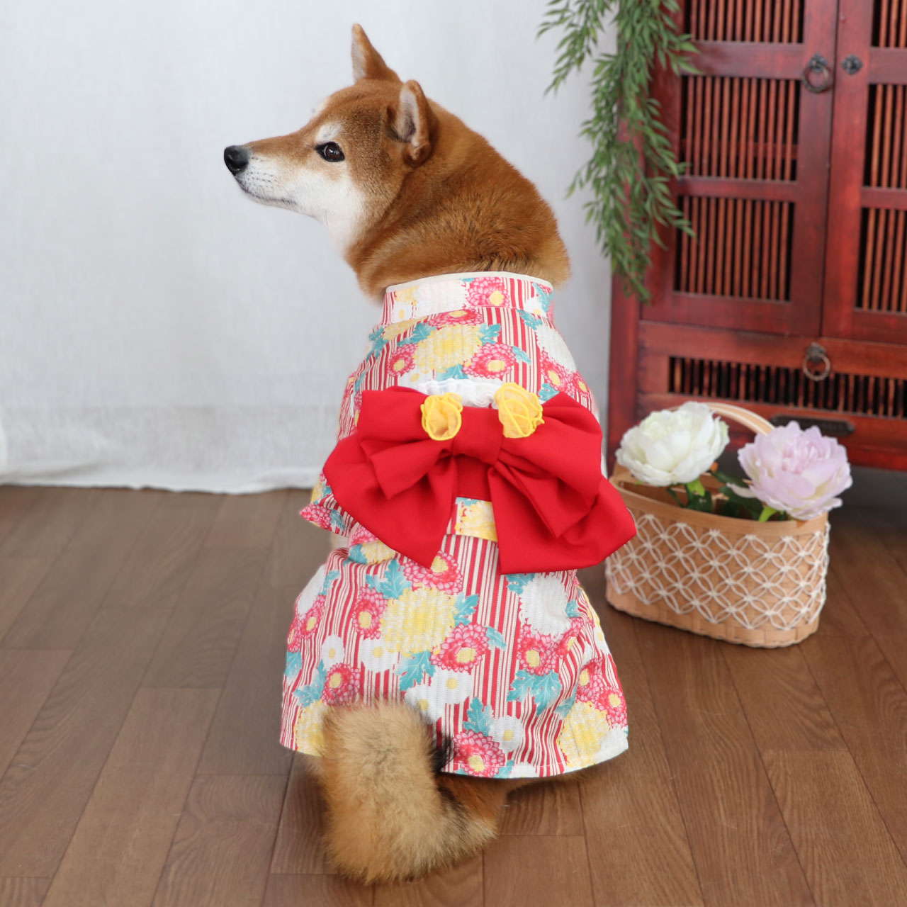 夏のイベントにぴったり！ペット用浴衣コレクションを展開中 和柄を